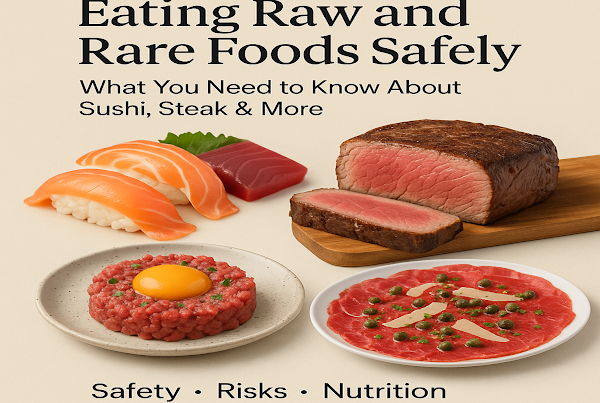 how to eat raw and rare foods safely