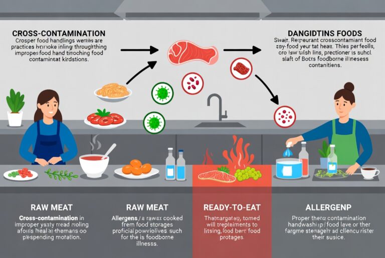 cross-contamination in food safety